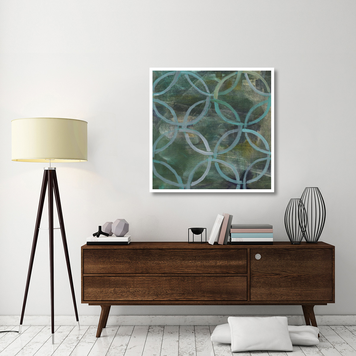 Tile Element III -Paper Art-42&quotx42"