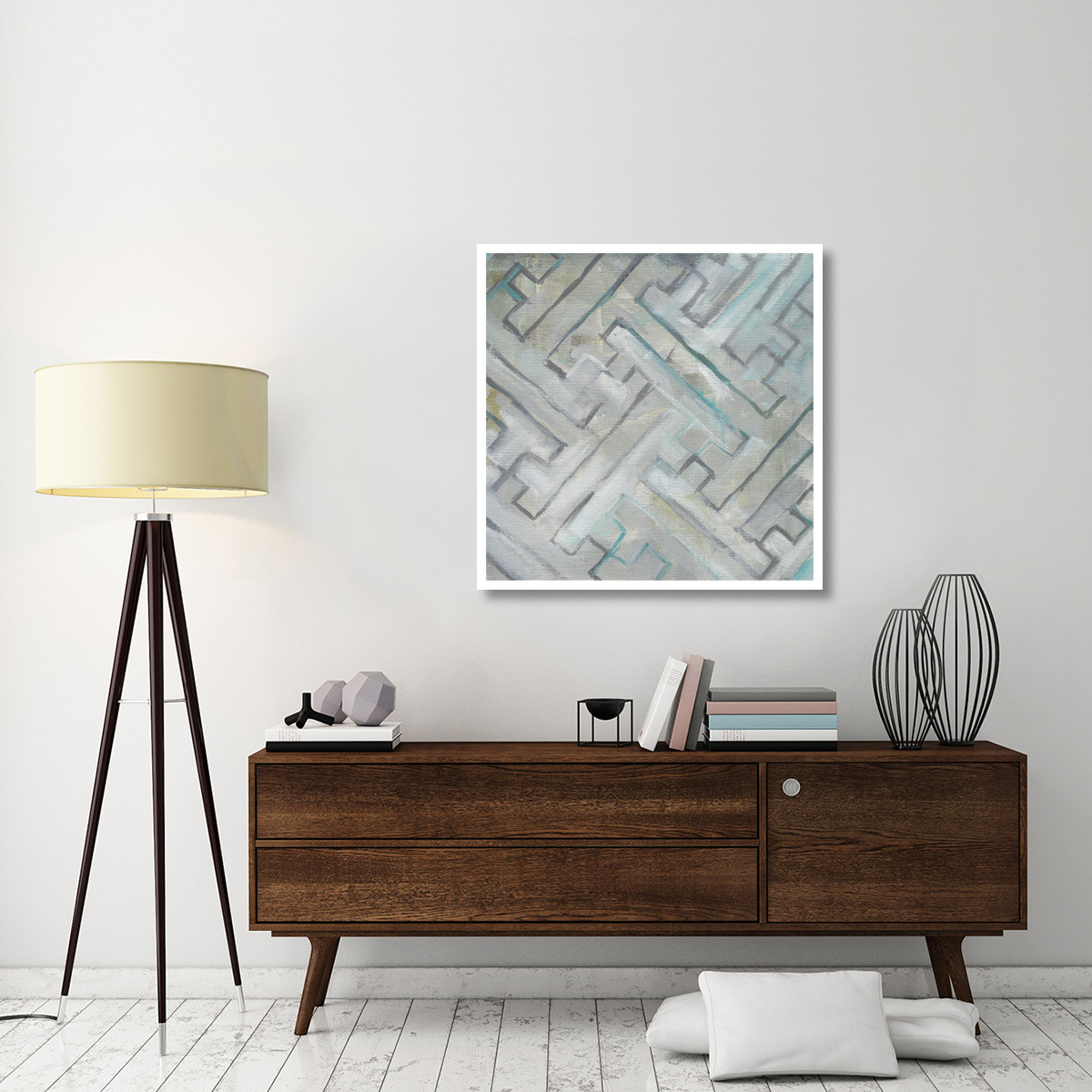 Tile Element IV -Paper Art-38&quotx38"