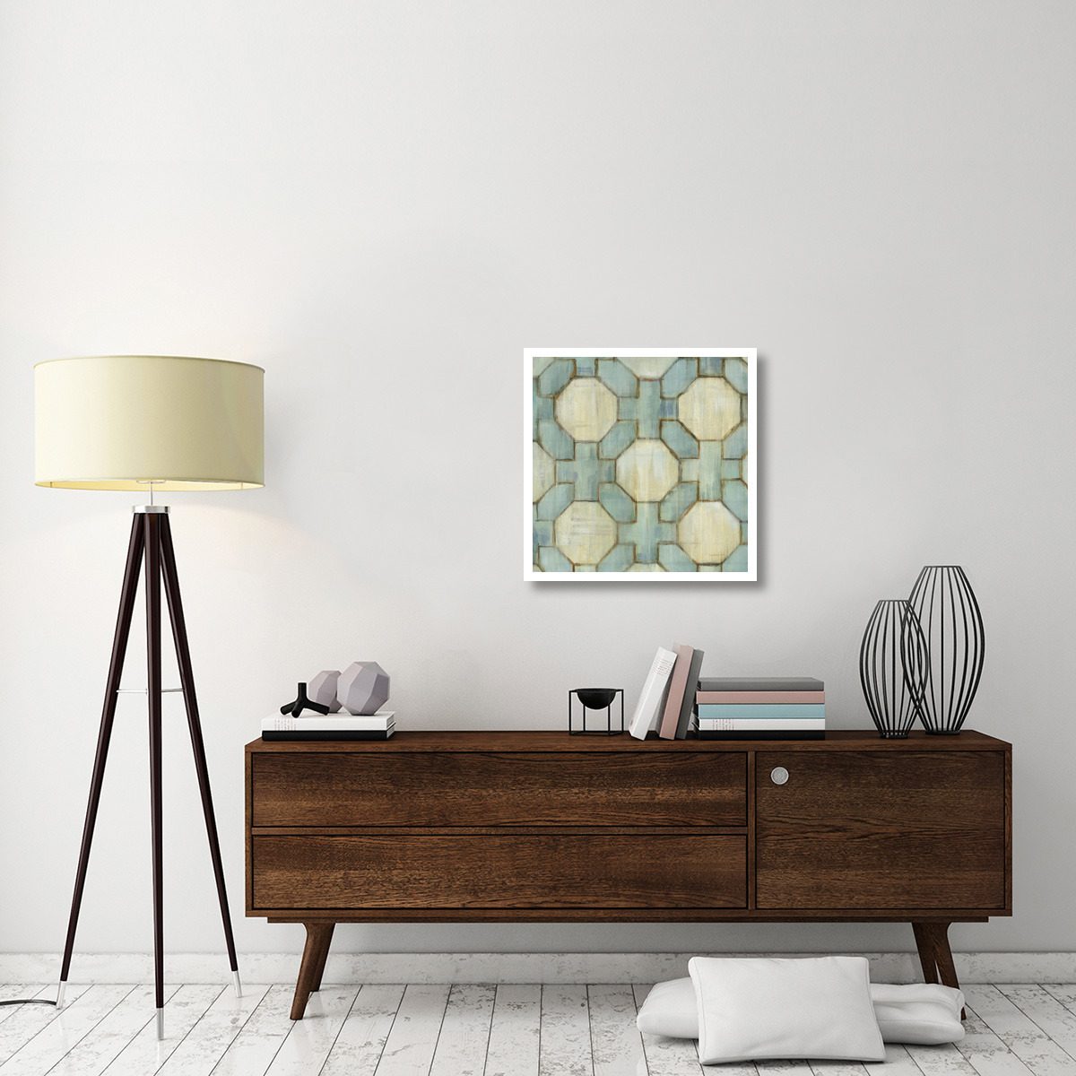 Tile Element V -Paper Art-26&quotx26"