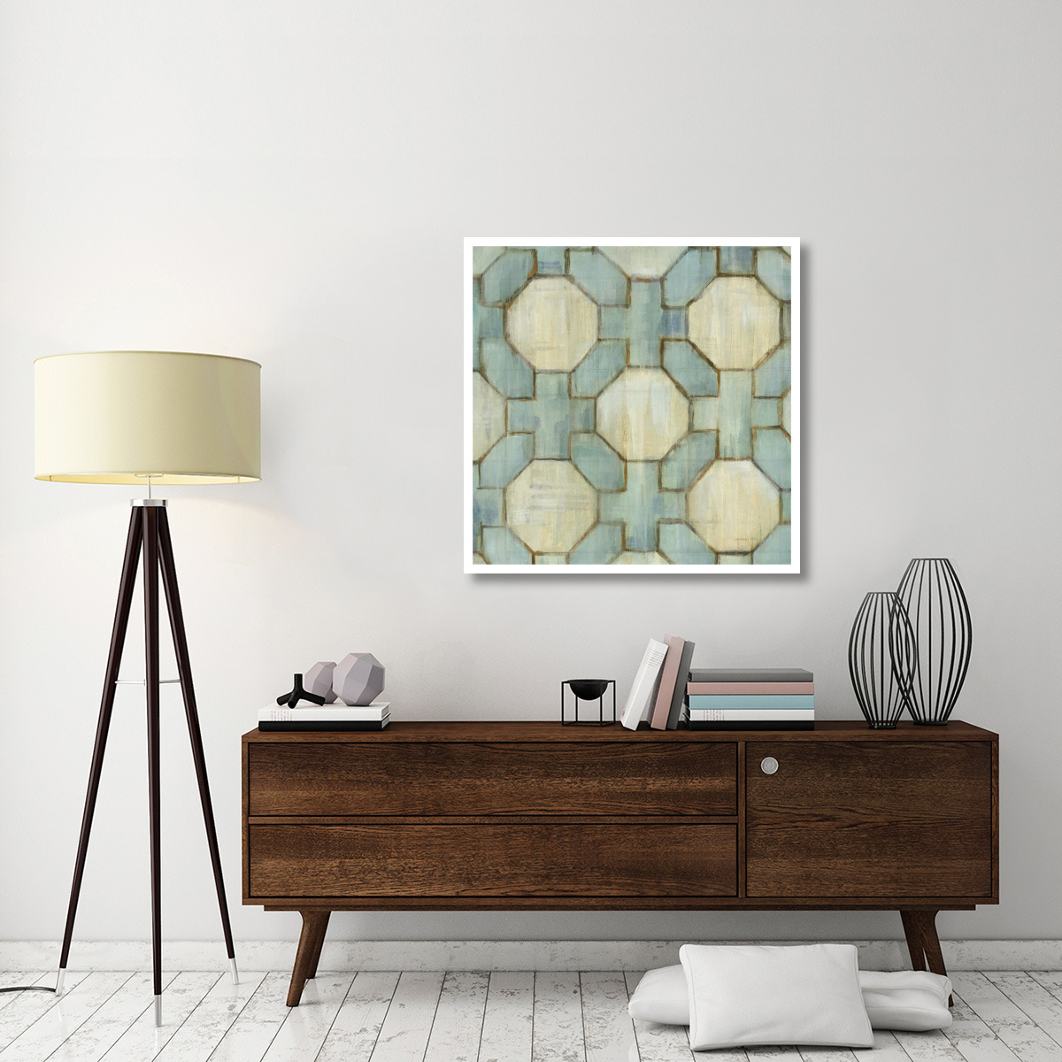 Tile Element V -Paper Art-38&quotx38"