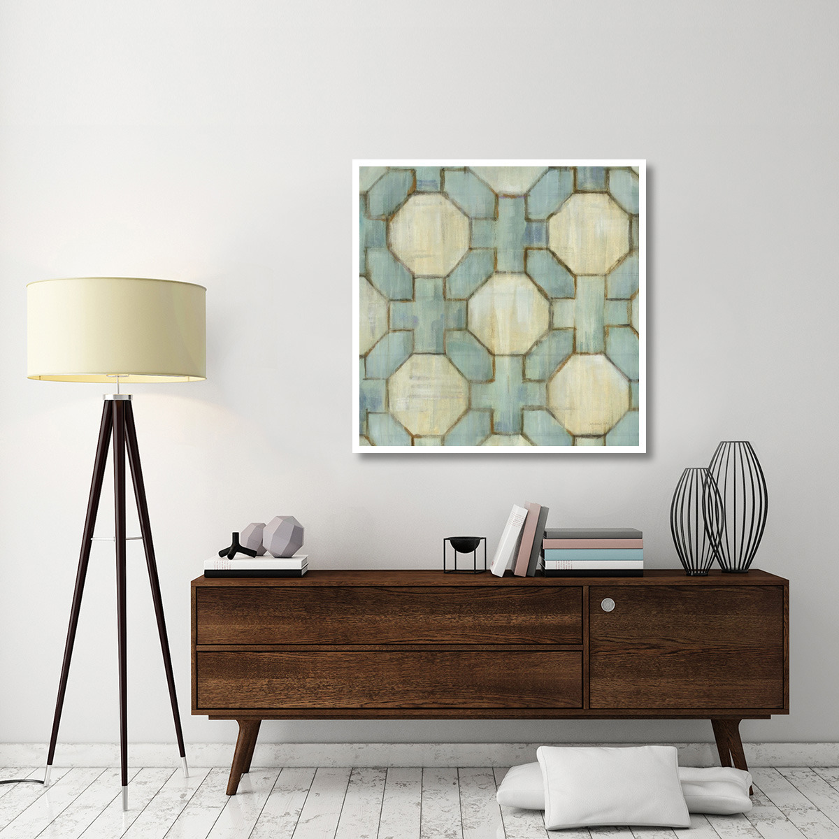 Tile Element V -Paper Art-42&quotx42"