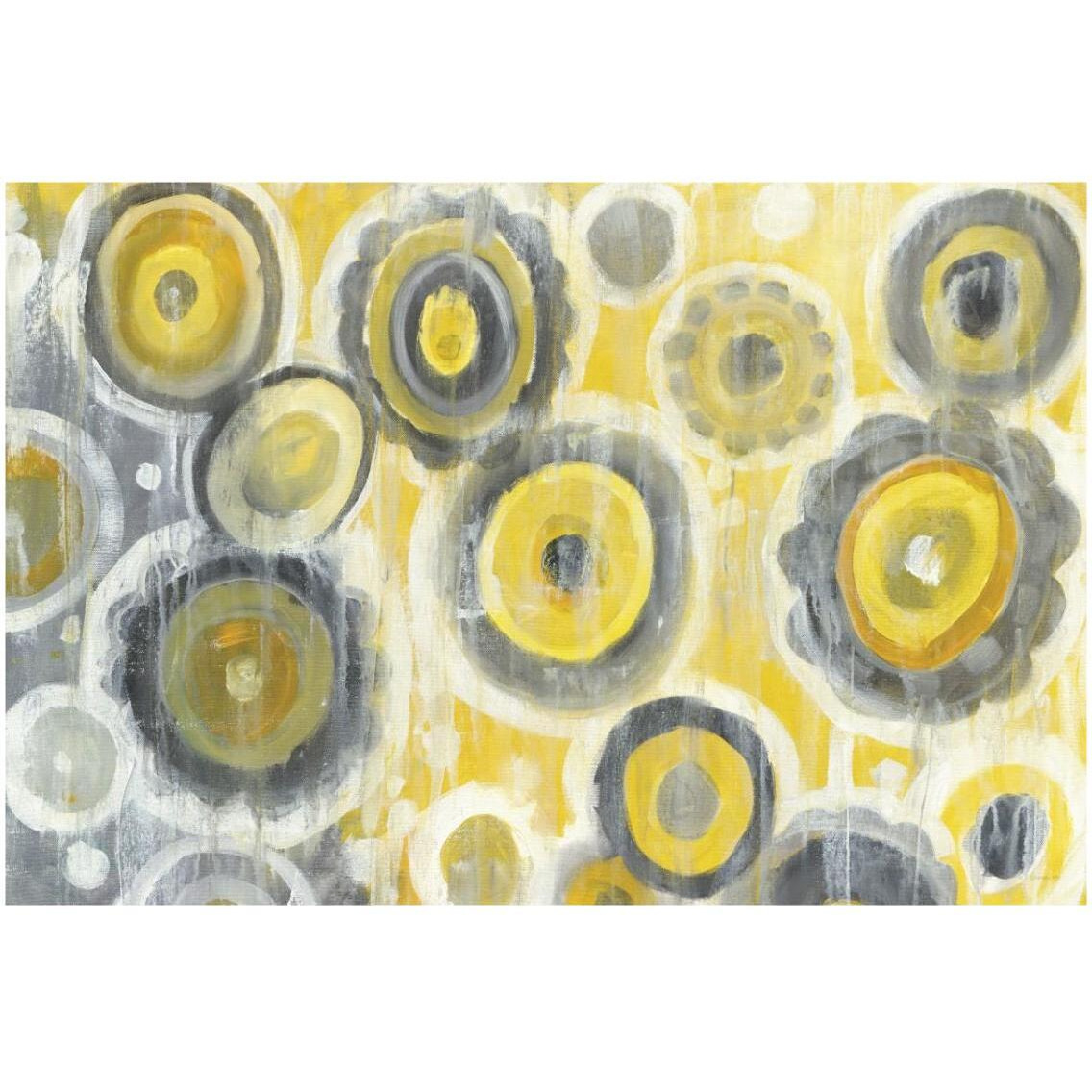 Abstract Circles Crop -Paper Art-32&quotx22"