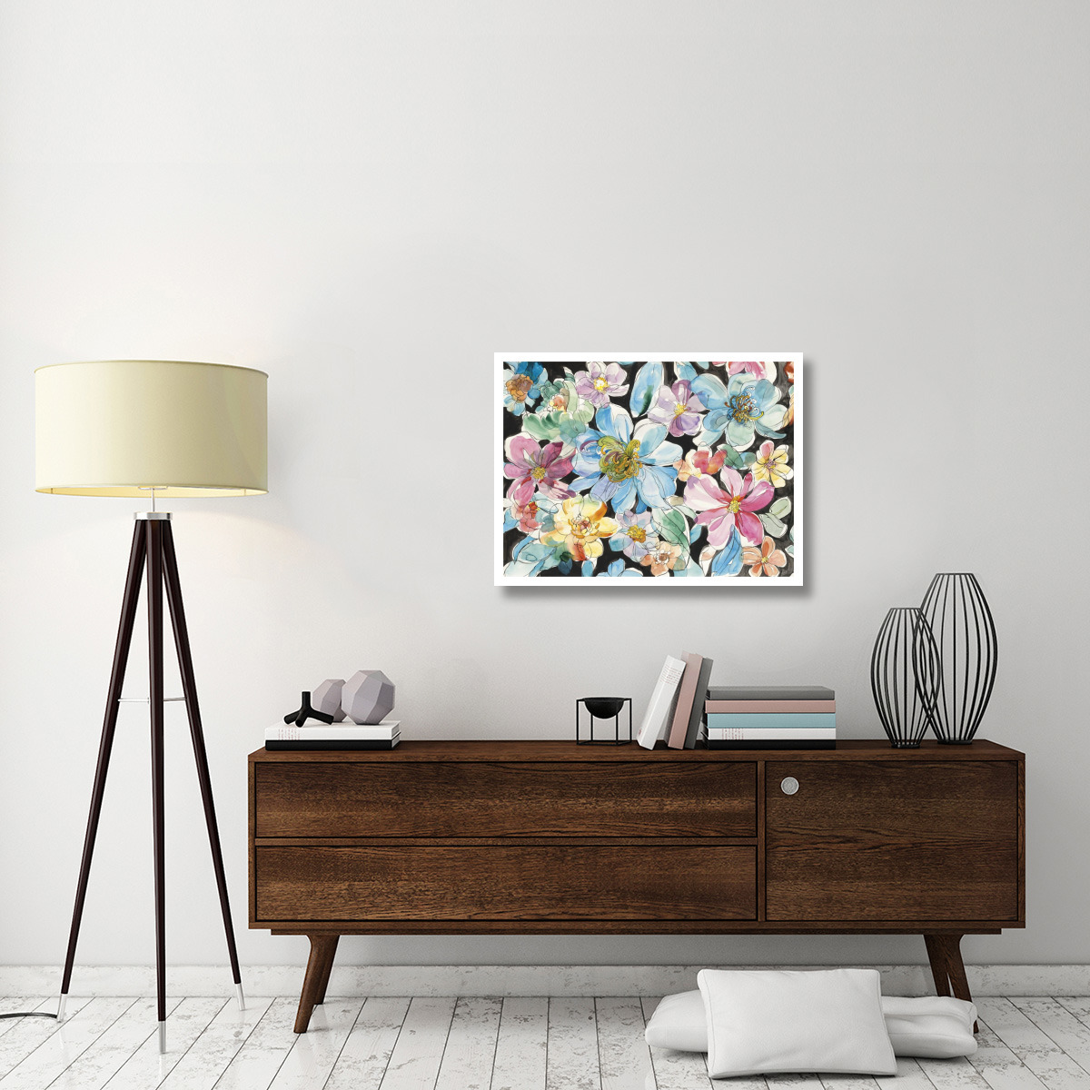 Floral Delight -Paper Art-34&quotx26"