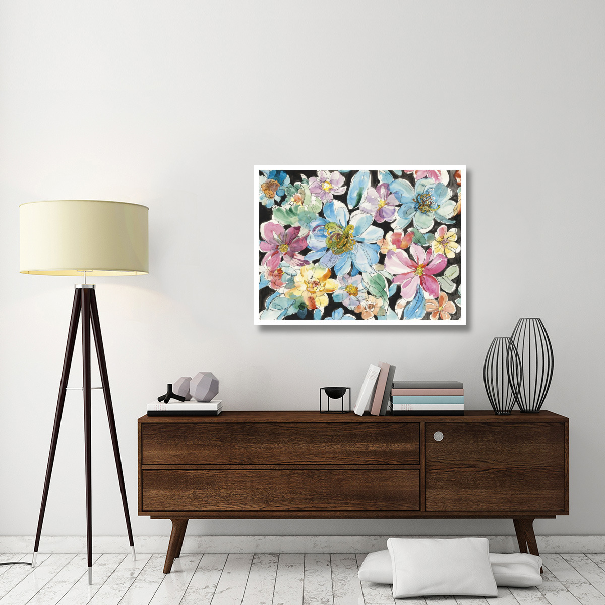 Floral Delight -Paper Art-42&quotx32"