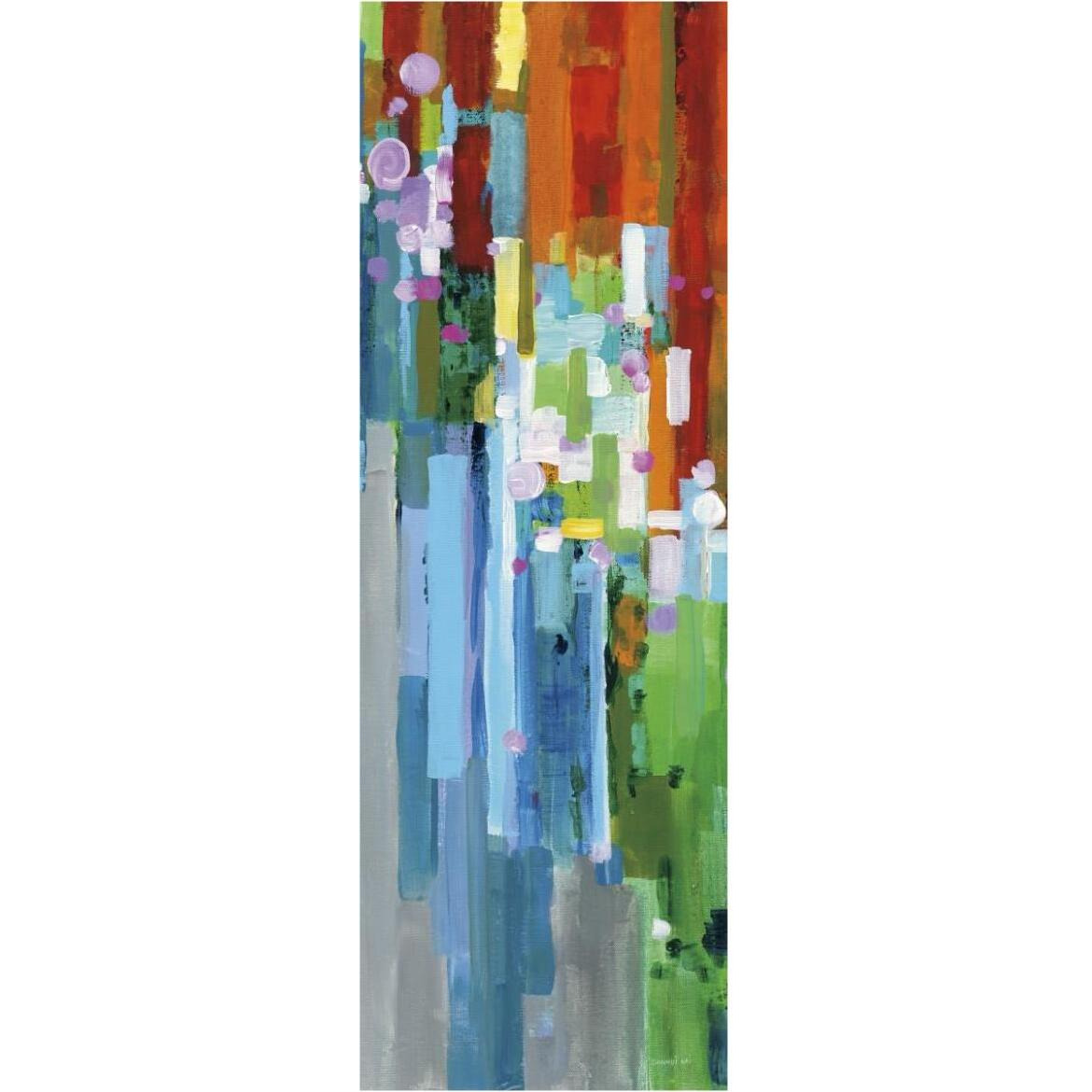Rainbow of Stripes III -Paper Art-26&quotx74"