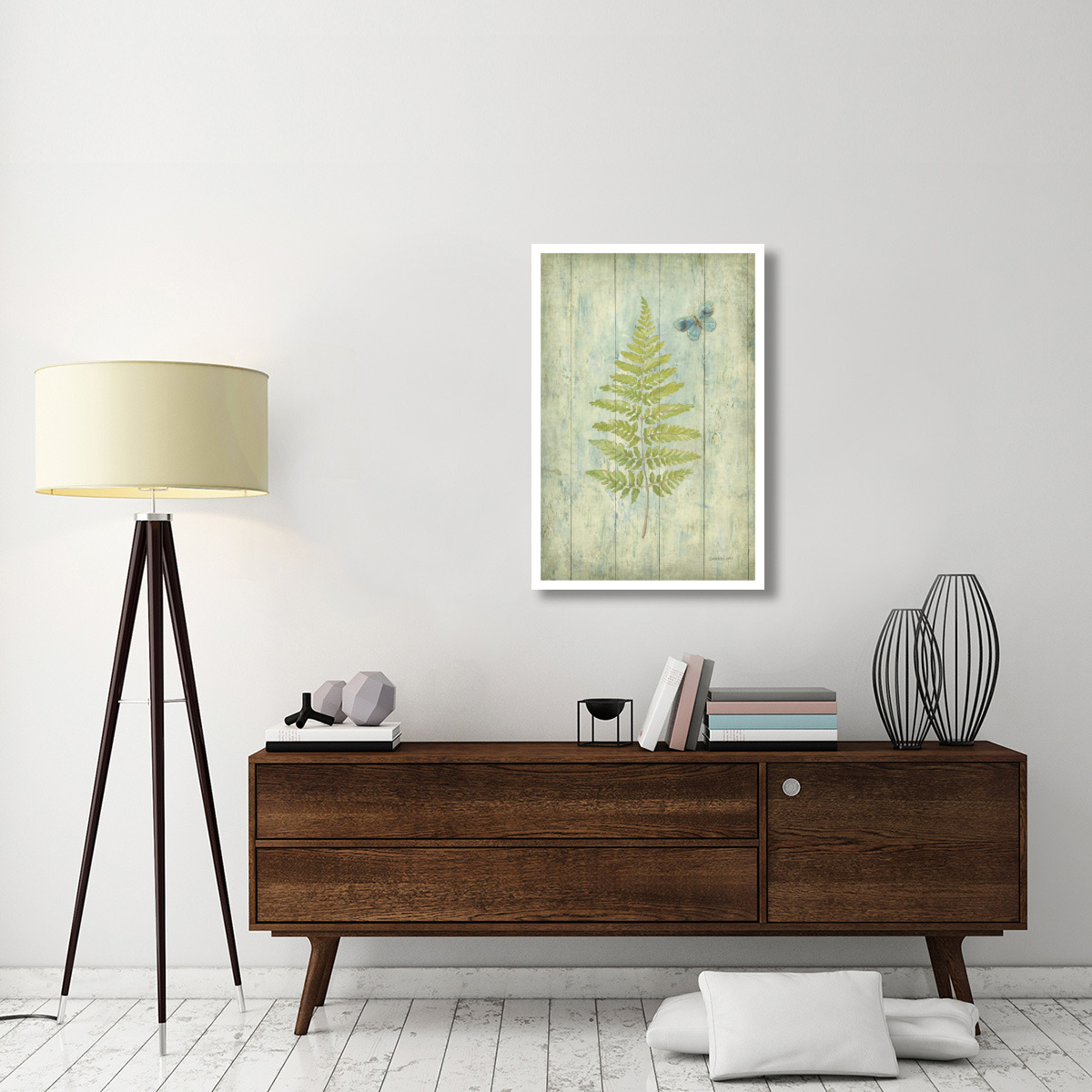 Natural Floral XIII Butterfly -Paper Art-26&quotx38"
