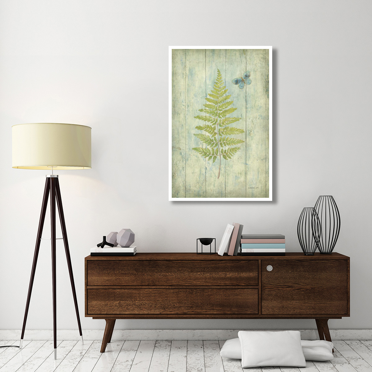 Natural Floral XIII Butterfly -Paper Art-34&quotx50"