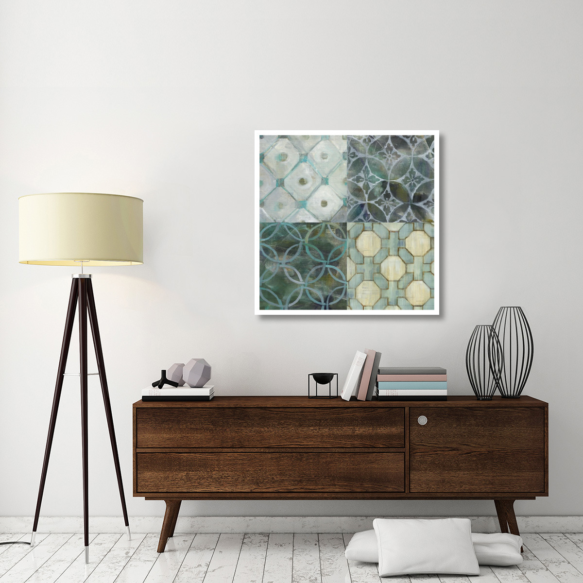 Tile Element 4 Up -Paper Art-38&quotx38"