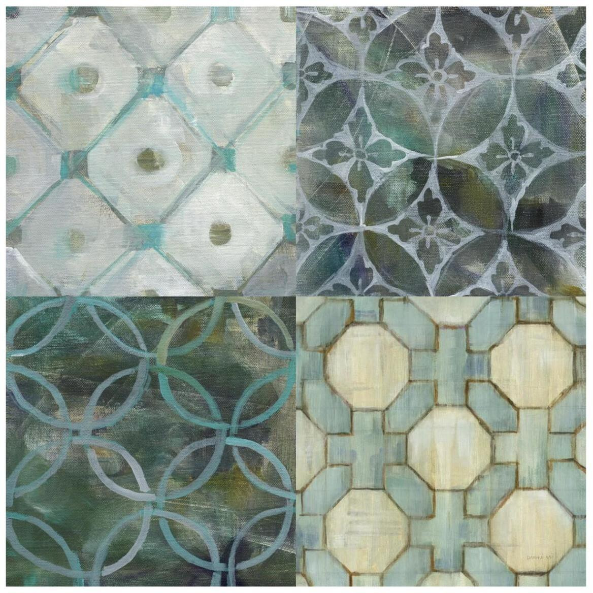 Tile Element 4 Up -Paper Art-42&quotx42"