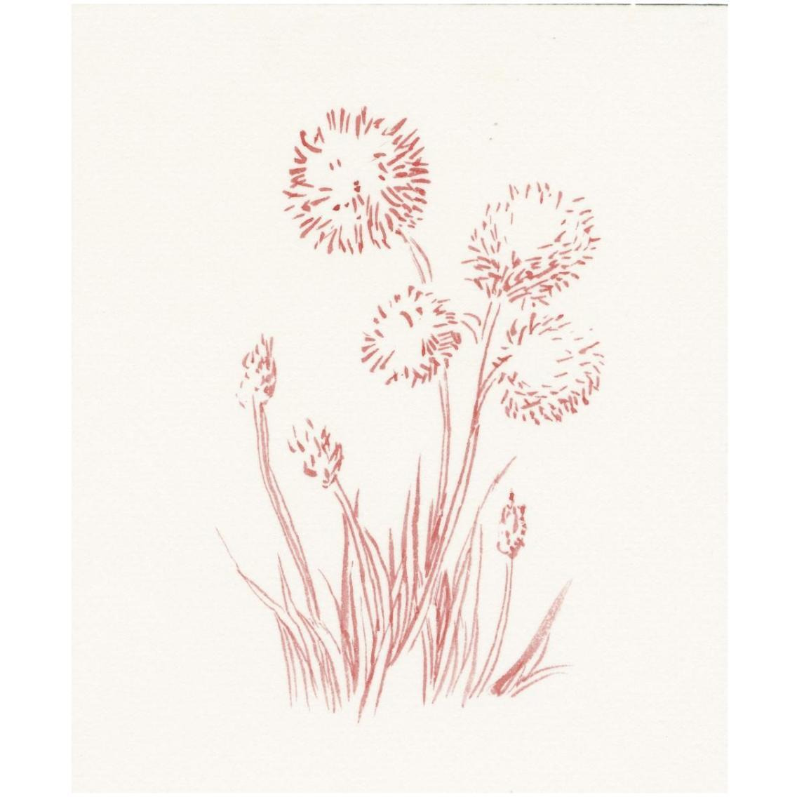 Farm Nostalgia Flowers II -Paper Art-26.9&quotx32"