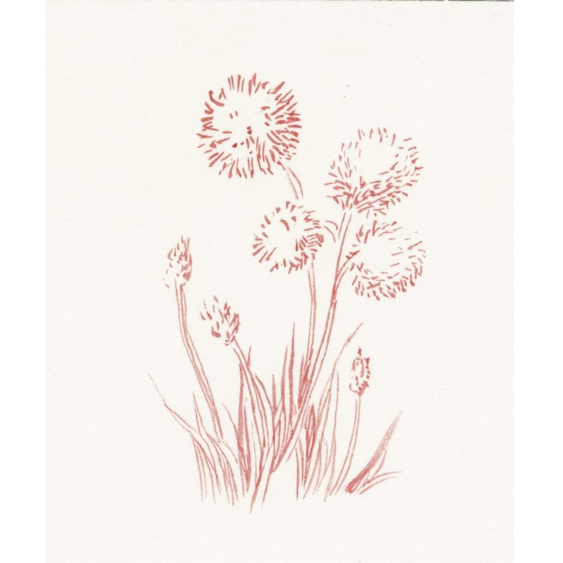 Farm Nostalgia Flowers II -Paper Art-31.88&quotx38"