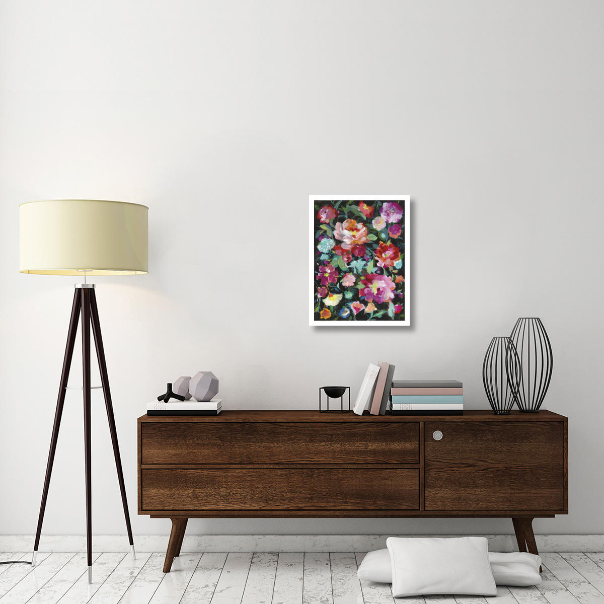 Bright Floral Medley -Paper Art-20&quotx26"