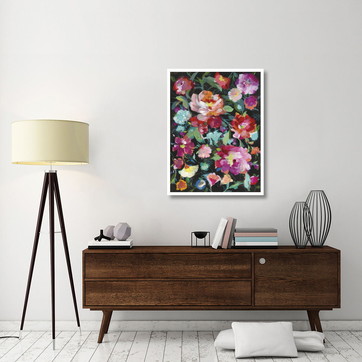 Bright Floral Medley -Paper Art-32&quotx42"