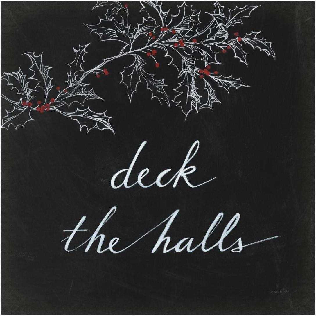Cardinal Chalkboard IV -Paper Art-20&quotx20"