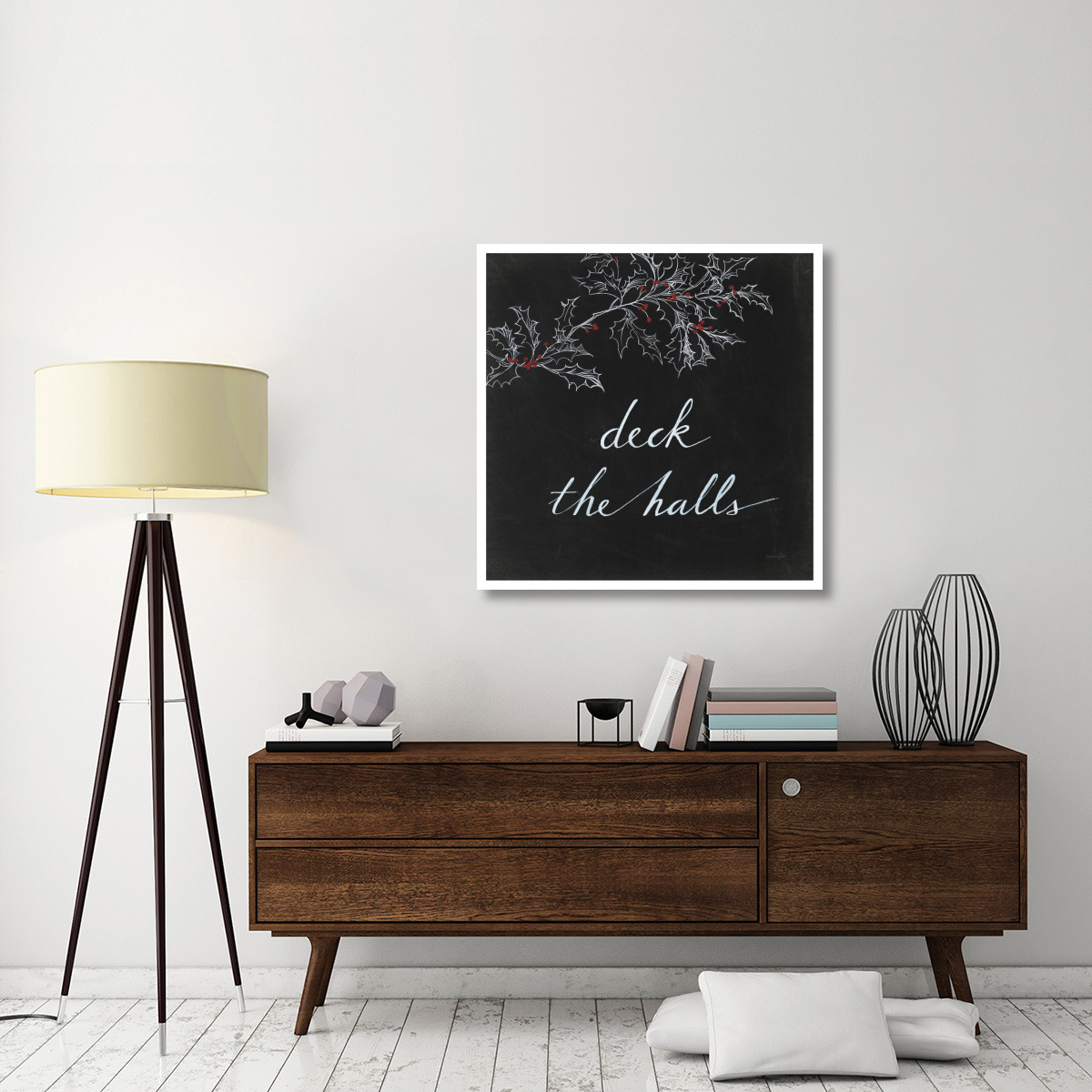 Cardinal Chalkboard IV -Paper Art-38&quotx38"