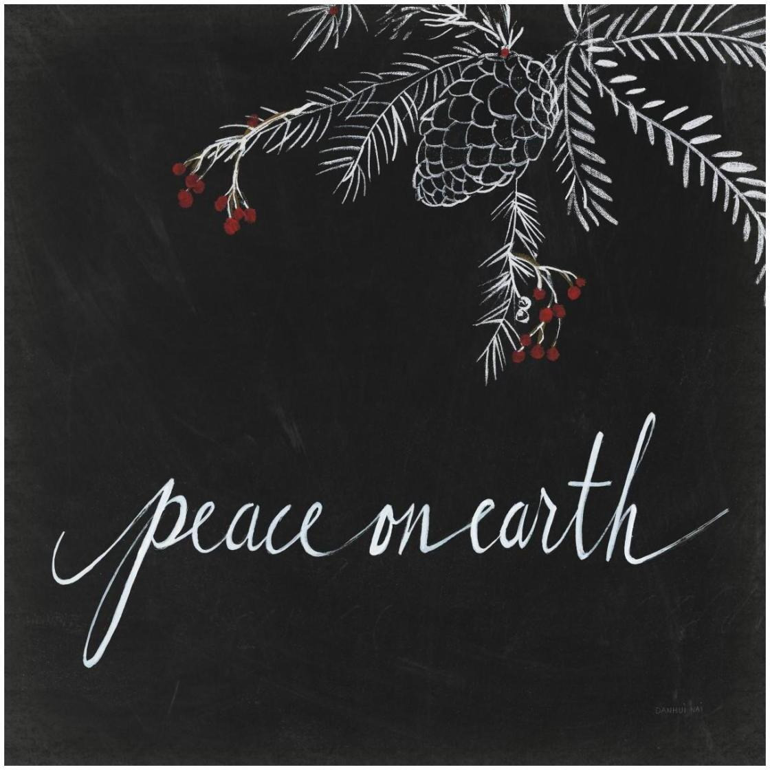 Cardinal Chalkboard V -Paper Art-26&quotx26"