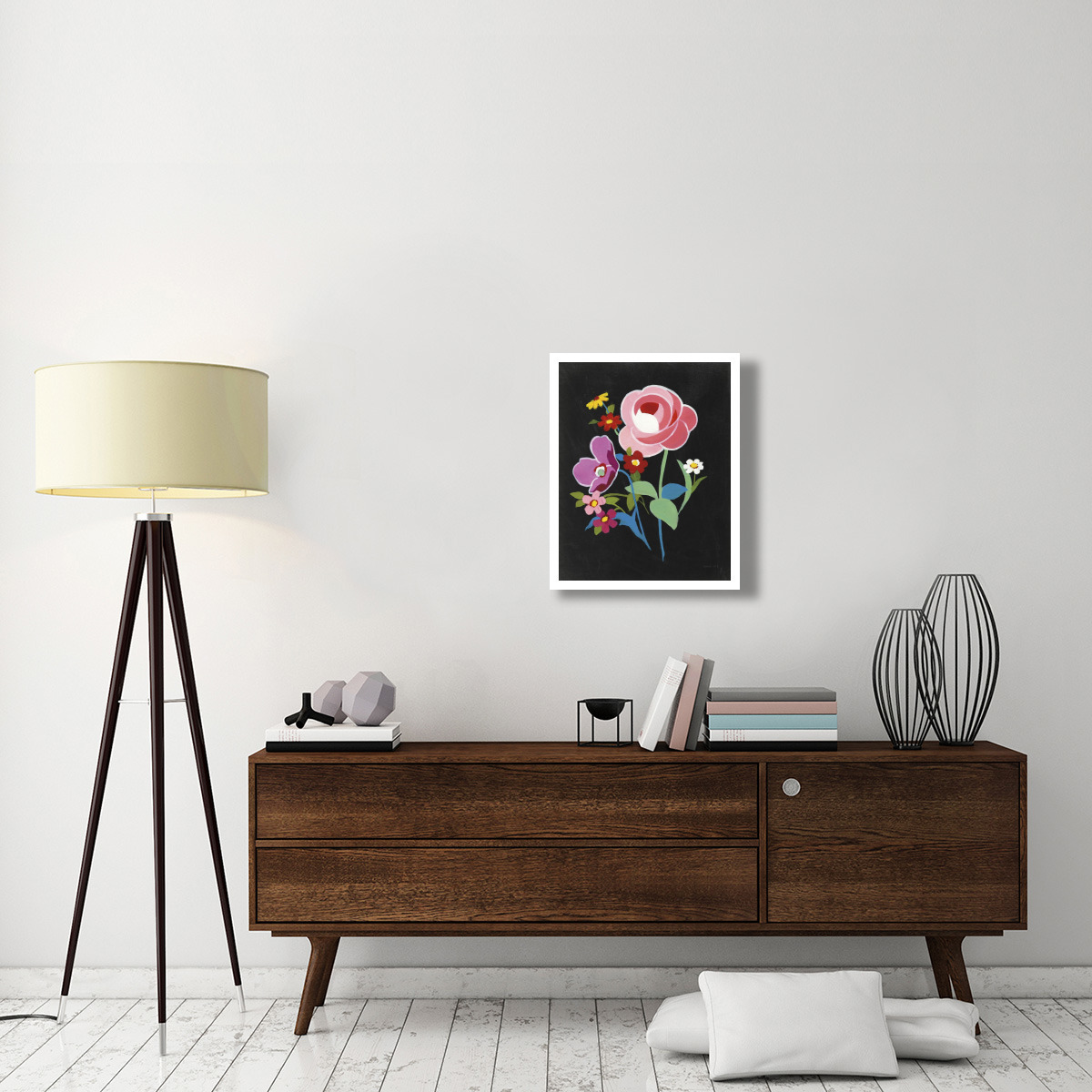 Alpine Bouquet I -Paper Art-22&quotx26"