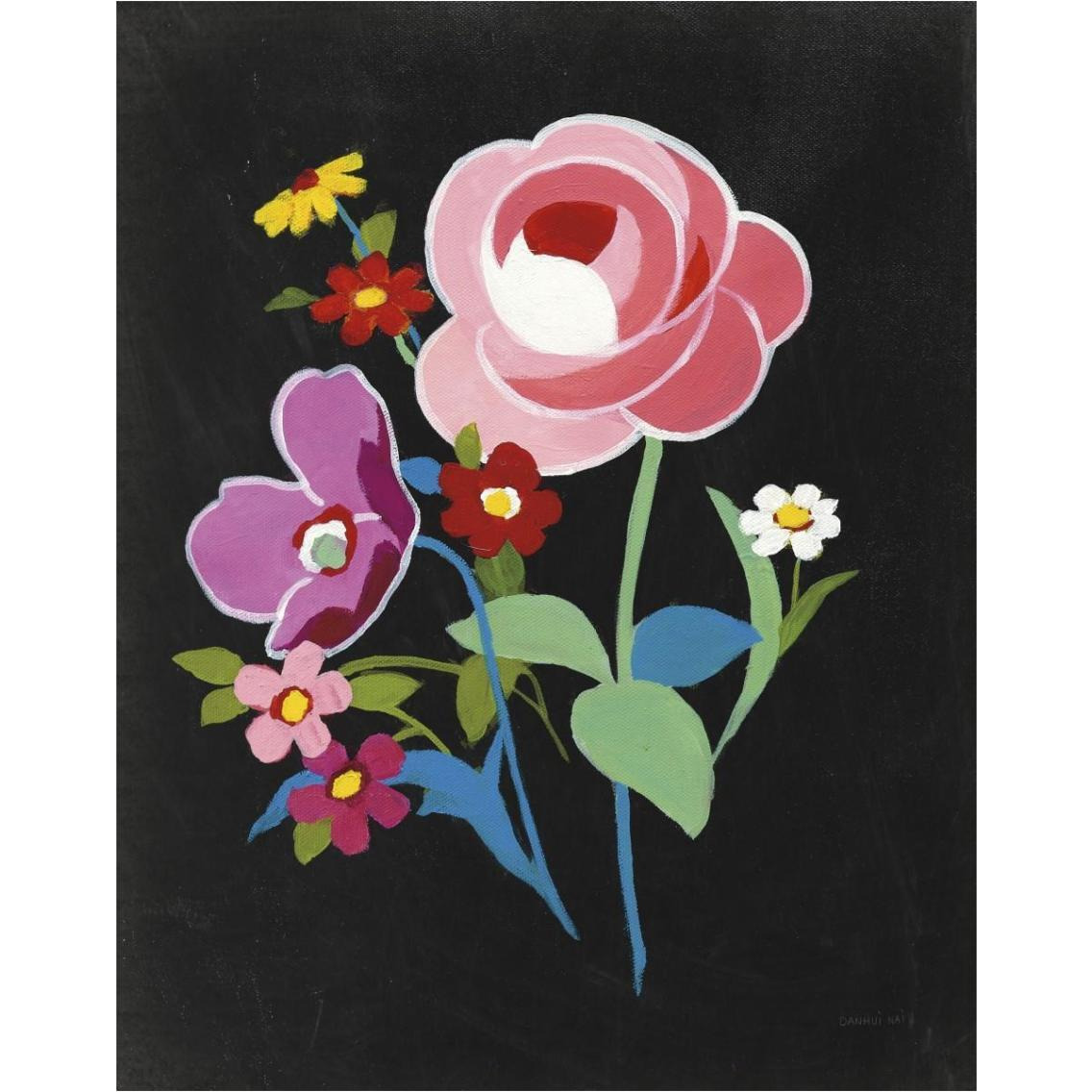 Alpine Bouquet I -Paper Art-30&quotx37"