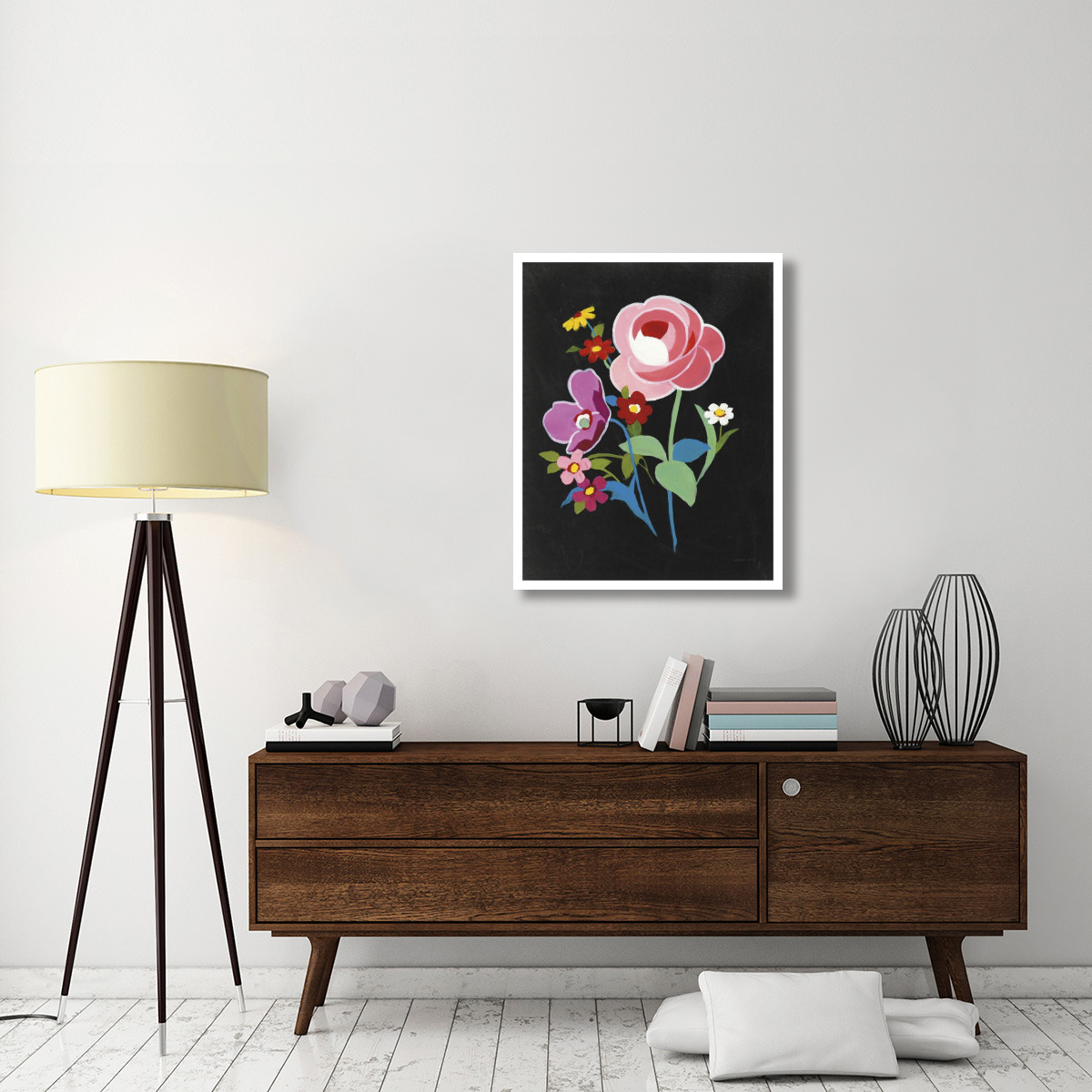 Alpine Bouquet I -Paper Art-30&quotx37"