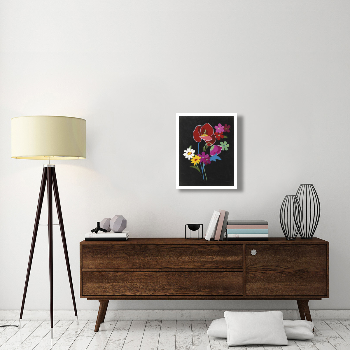 Alpine Bouquet II -Paper Art-22&quotx26"