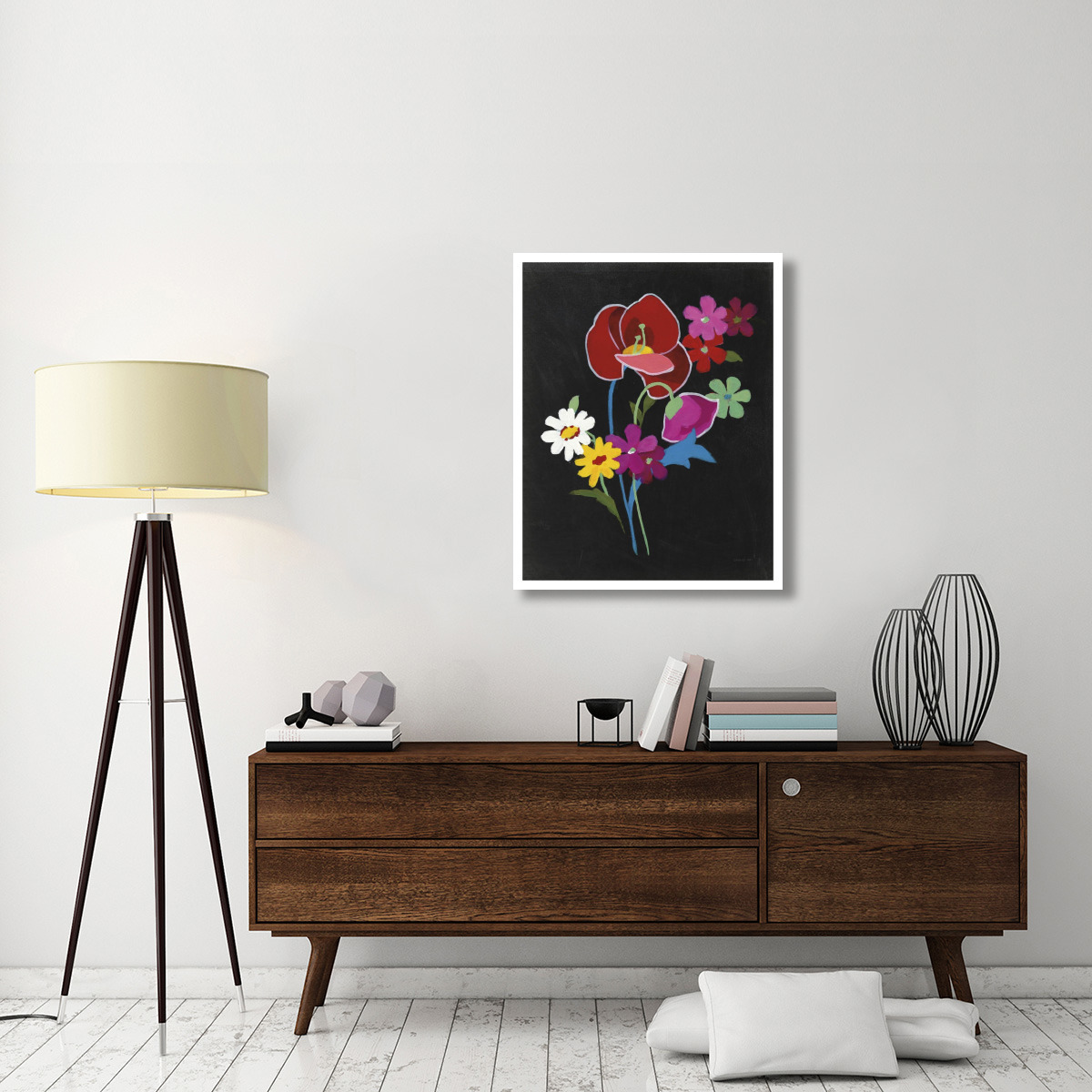 Alpine Bouquet II -Paper Art-30&quotx37"