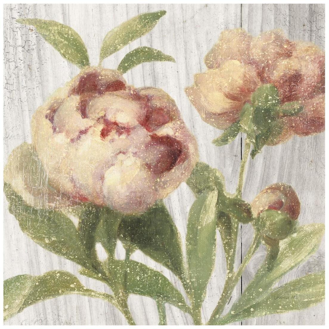 Scented Cottage Florals I Crop -Paper Art-20&quotx20"