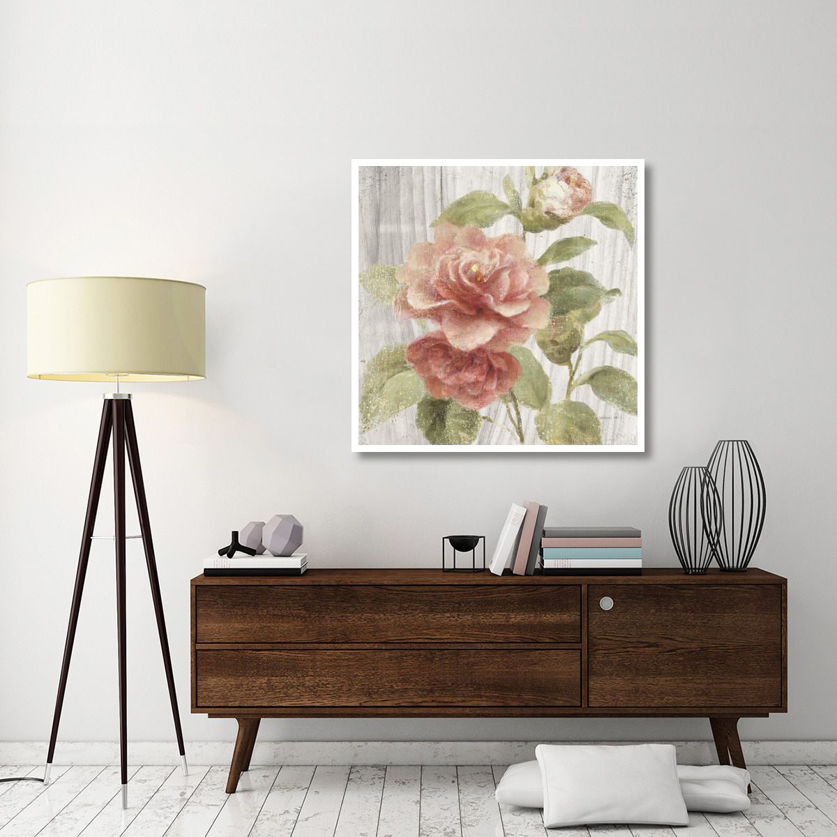 Scented Cottage Florals III Crop -Paper Art-42&quotx42"