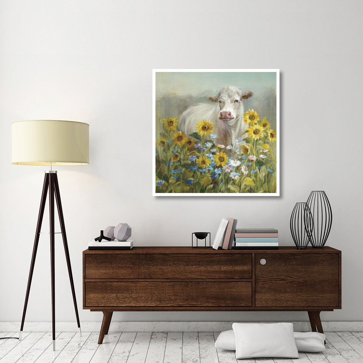 Farm and Field I v2 Crop -Paper Art-42&quotx42"