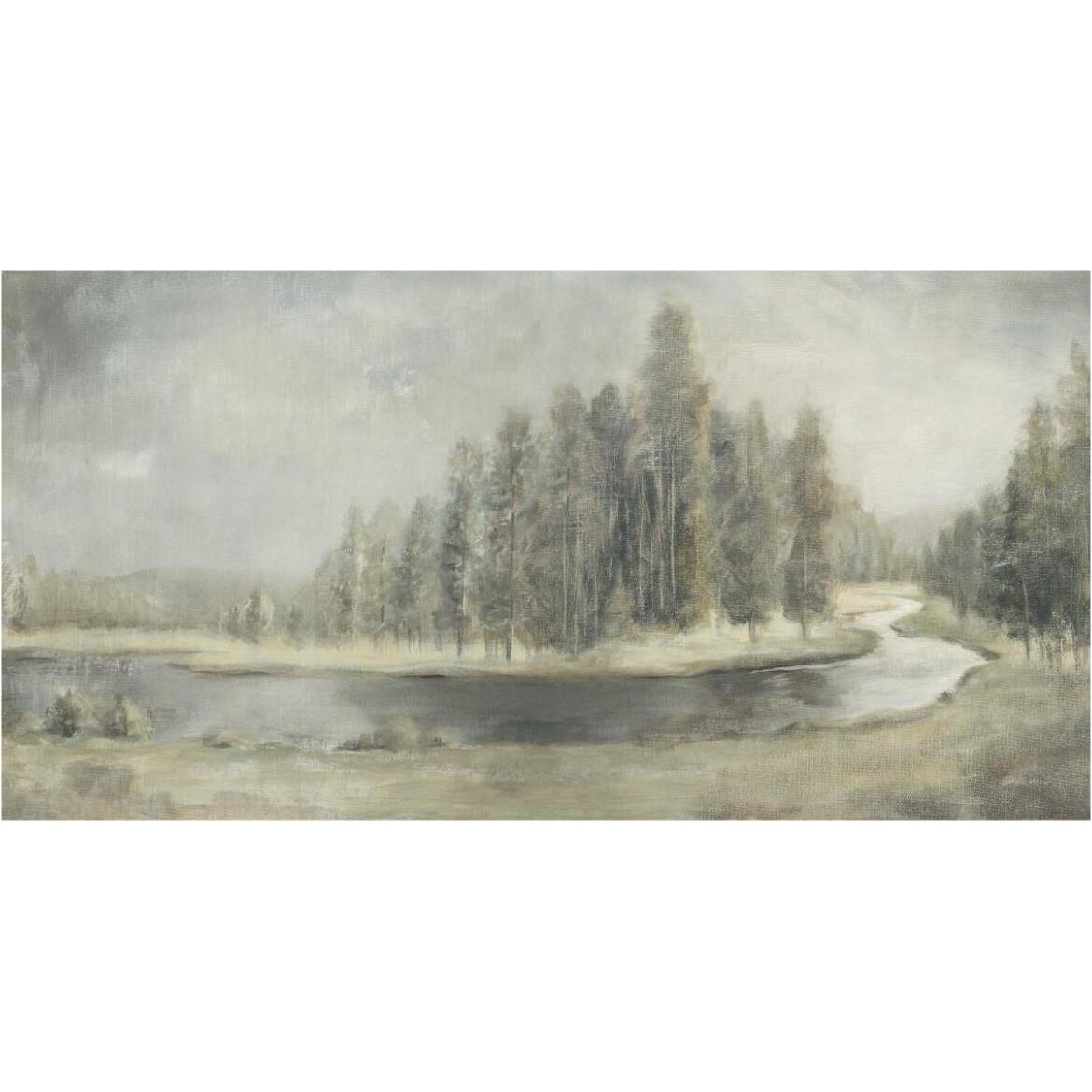 Landscape Trio IV -Paper Art-74&quotx38"