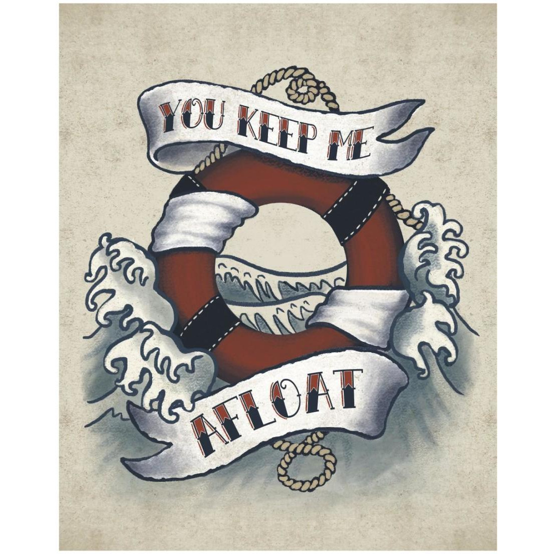 Sailor Wisdom II -Paper Art-18&quotx22"