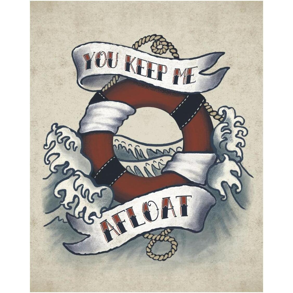 Sailor Wisdom II -Paper Art-24&quotx30"