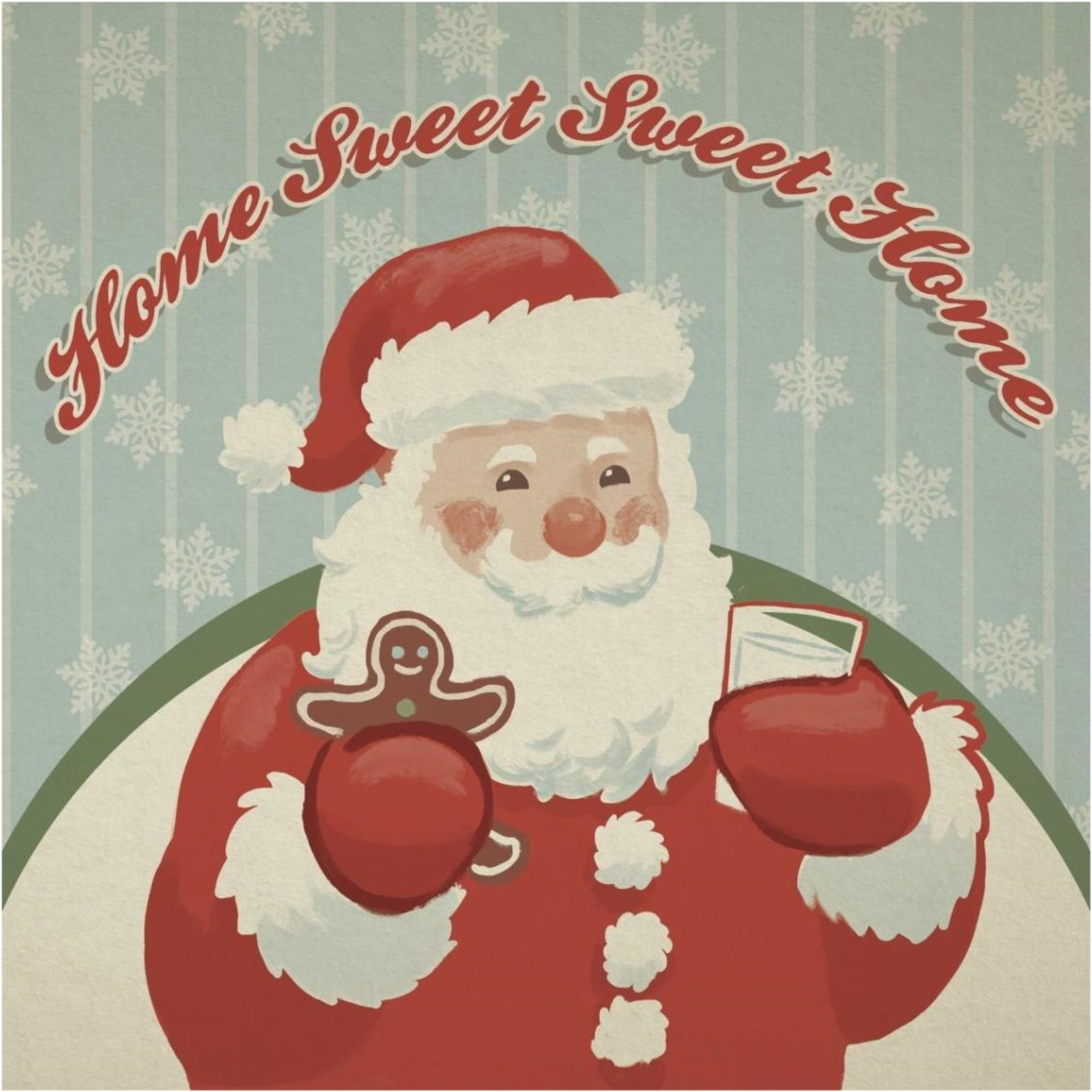 Retro Christmas X -Paper Art-38&quotx38"