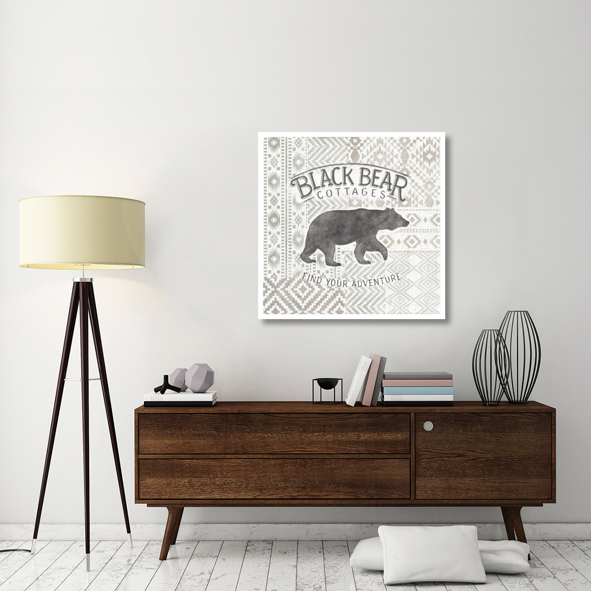 Soft Lodge I -Paper Art-38&quotx38"