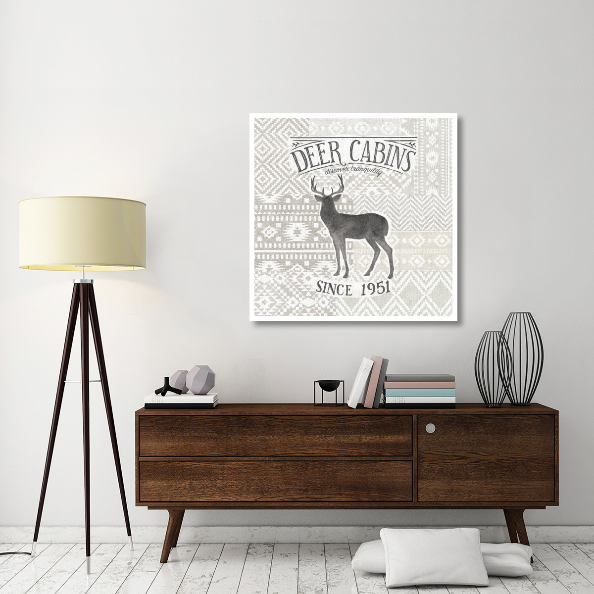 Soft Lodge III -Paper Art-42&quotx42"