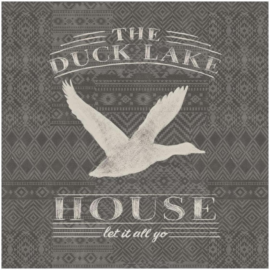 Soft Lodge II Dark -Paper Art-26&quotx26"