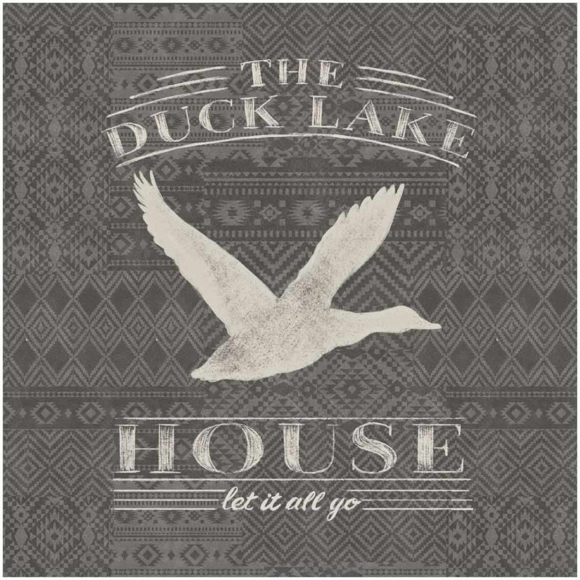 Soft Lodge II Dark -Paper Art-32&quotx32"