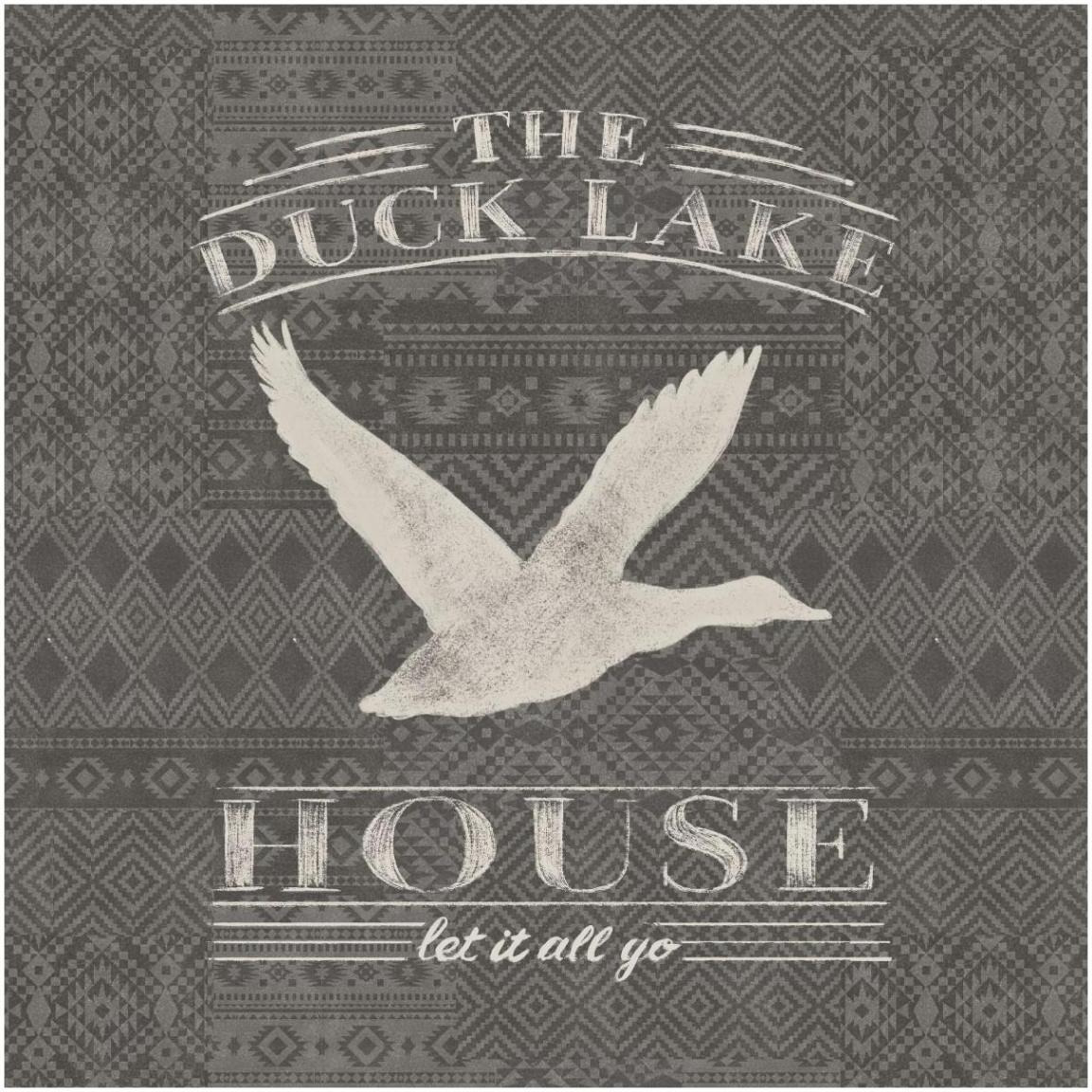 Soft Lodge II Dark -Paper Art-42&quotx42"