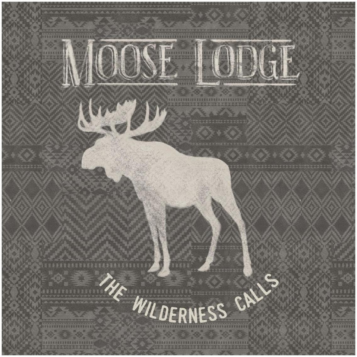 Soft Lodge IV Dark -Paper Art-32&quotx32"