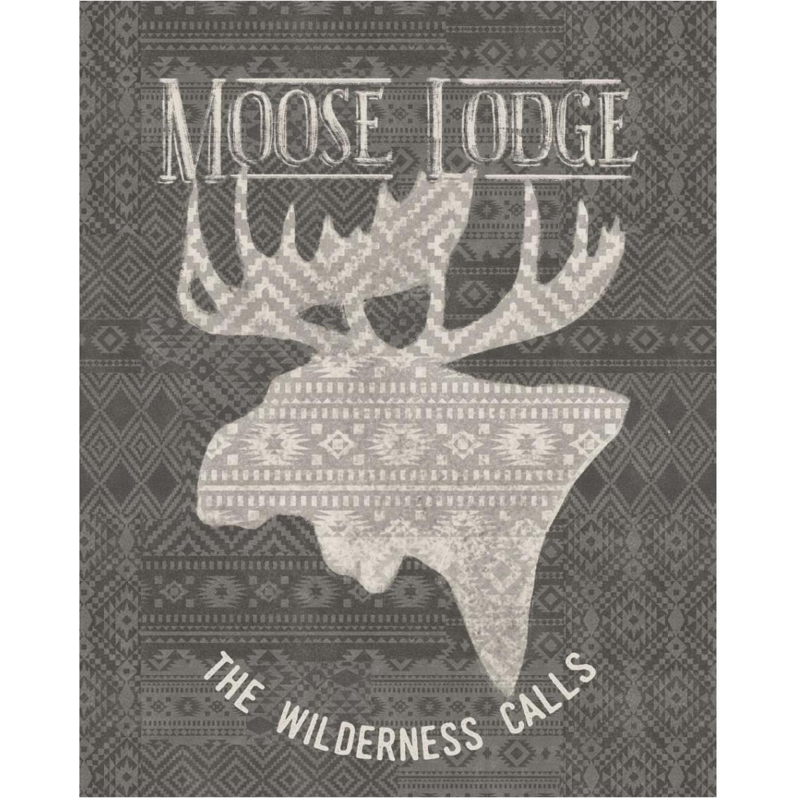 Soft Lodge V Dark -Paper Art-30&quotx37"