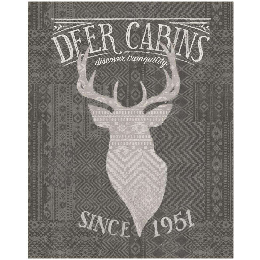 Soft Lodge VI Dark -Paper Art-18&quotx22"