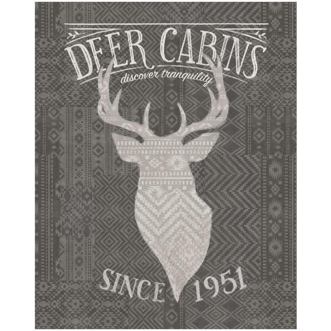 Soft Lodge VI Dark -Paper Art-22&quotx26"