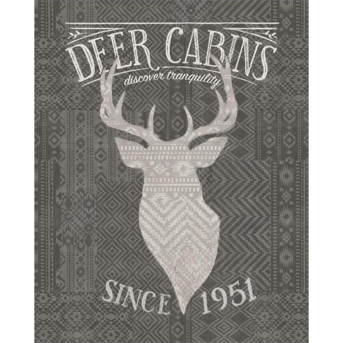 Soft Lodge VI Dark -Paper Art-24&quotx30"