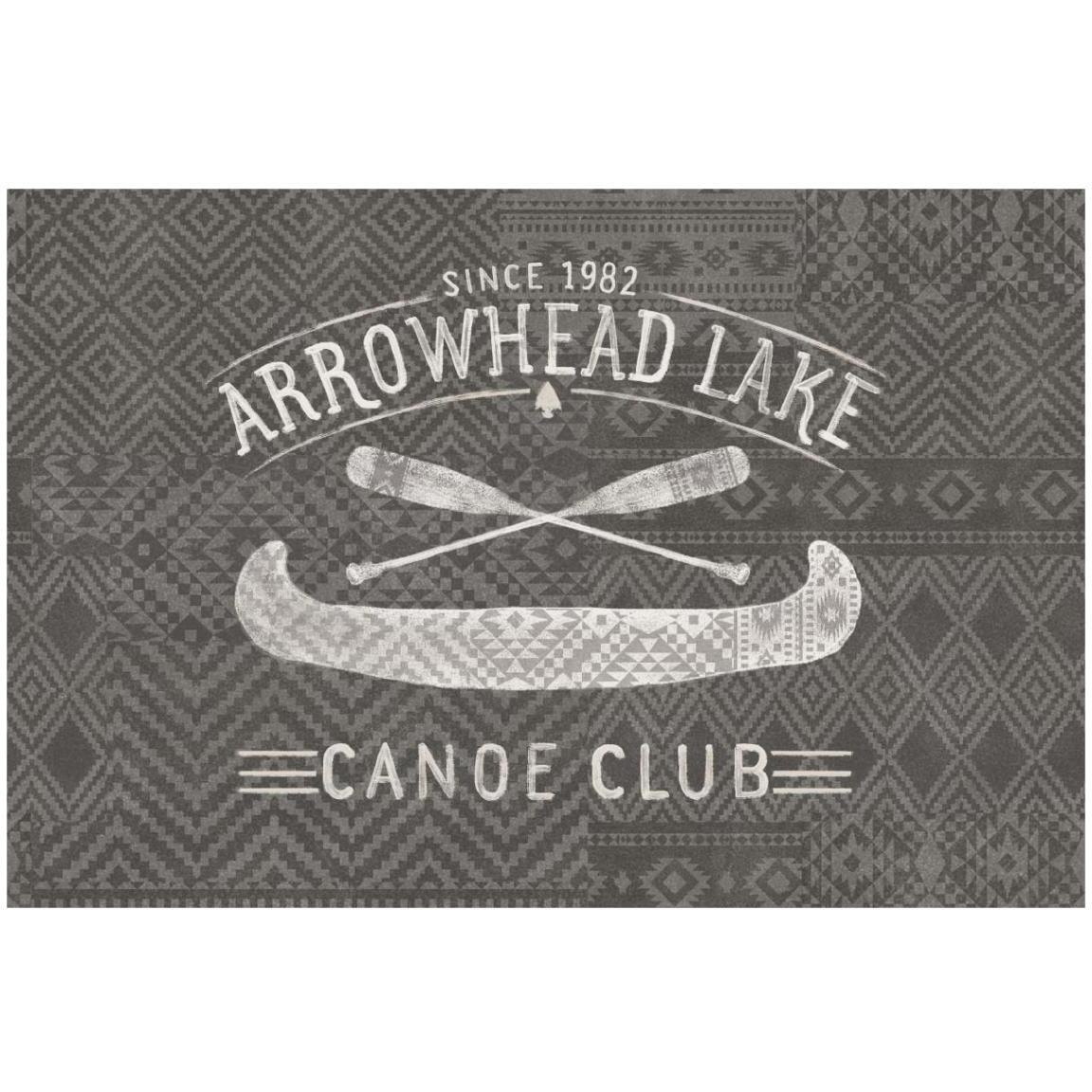Soft Lodge VII Dark -Paper Art-20&quotx14"