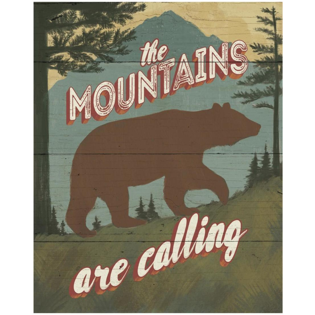 Discover the Wild I -Paper Art-18&quotx22"