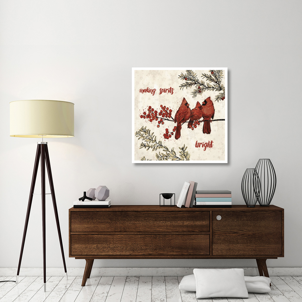 Holiday Gem I -Paper Art-38&quotx38"