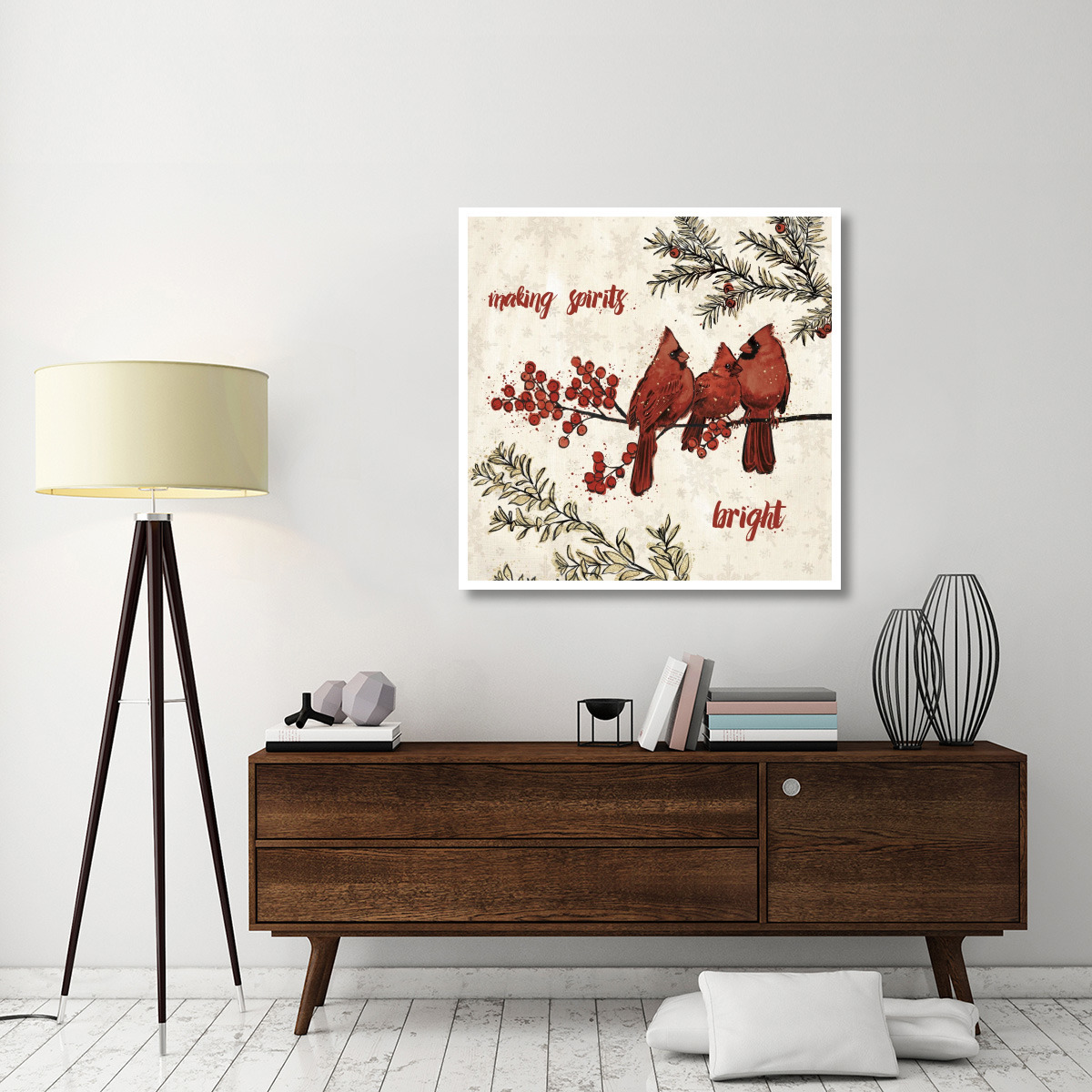 Holiday Gem I -Paper Art-42&quotx42"