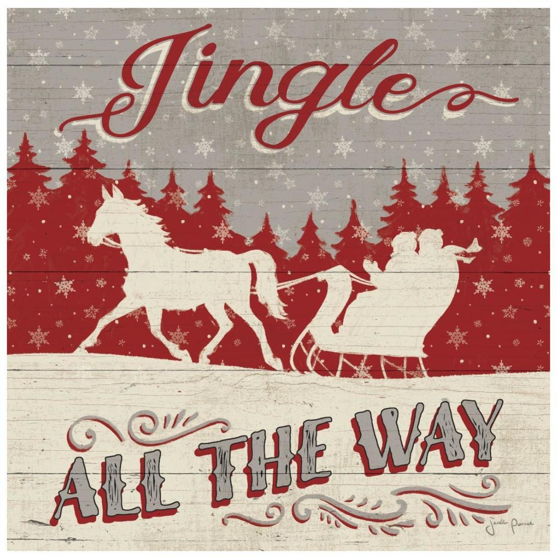 Holiday in the Woods I -Paper Art-26&quotx26"
