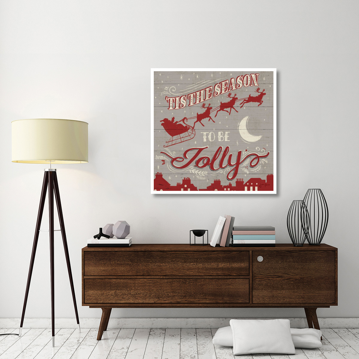 Holiday in the Woods II -Paper Art-42&quotx42"