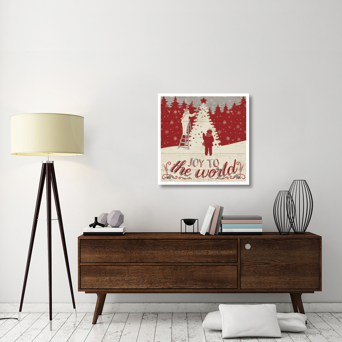 Holiday in the Woods V -Paper Art-32&quotx32"