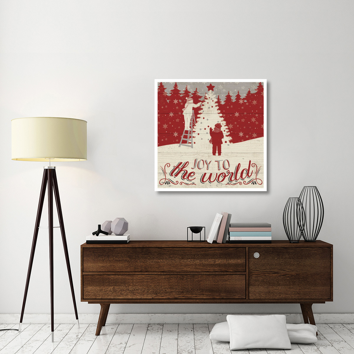Holiday in the Woods V -Paper Art-38&quotx38"